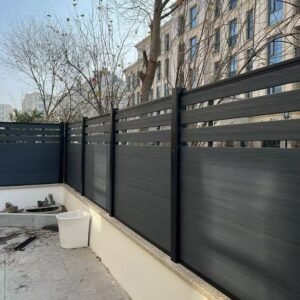 Plastic wood fence