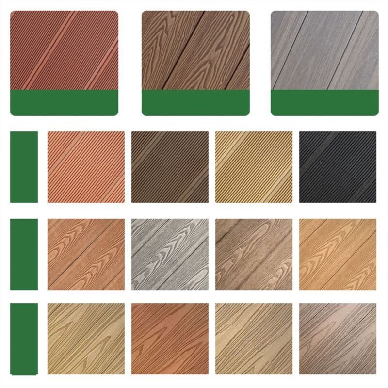 wood-plastic composite flooring